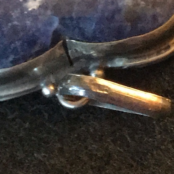 Blue & 925 silver heart charm Valentine's Day love - Picture 5 of 8